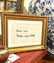 Load image into Gallery viewer, Custom Handwritten Framed Embroidery