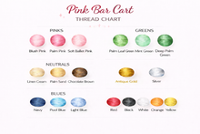 Load image into Gallery viewer, Monkey Bar Cart Embroidered Cocktail Napkins