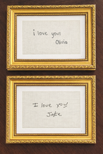 Load image into Gallery viewer, Custom Framed Love Stitches
