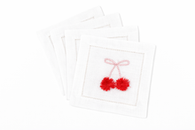 Load image into Gallery viewer, Fluffy Cherries and Pink Bow
