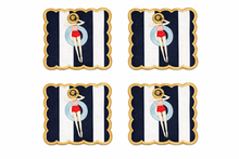 Load image into Gallery viewer, Girl on Pool Float - Scalloped
