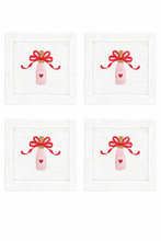 Load image into Gallery viewer, Big Bow Heart Champagne Bottles
