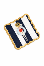 Load image into Gallery viewer, Girl on Pool Float - Scalloped
