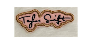 Taylor Swift Autograph Iron On Patch
