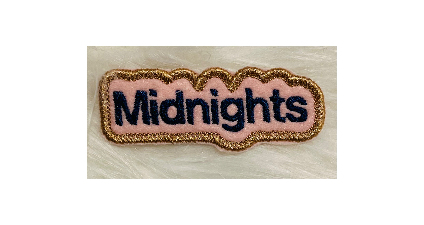 Taylor Swift Midnight Album Iron ON Patch