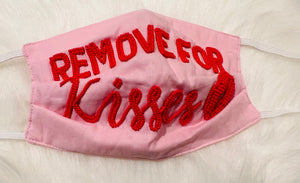 Remove for Kisses Cotton Face Mask